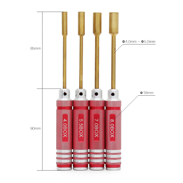 Socket Drivers Bits Kit - Red